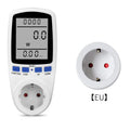 220V AC EU Digital LCD Power Meter Wattmeter Socket Wattage Kwh Energy Meter FR US UK AU BR Measuring Outlet Power Analyzer