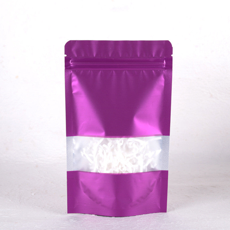 Mylar Plastic Bags Aluminum Foil With Clear Window