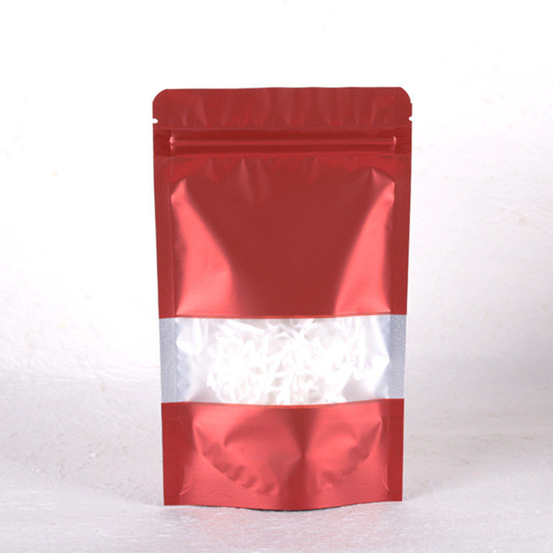 Mylar Plastic Bags Aluminum Foil With Clear Window