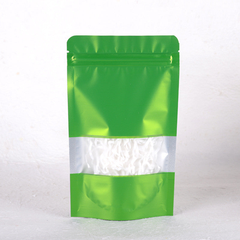 Mylar Plastic Bags Aluminum Foil With Clear Window