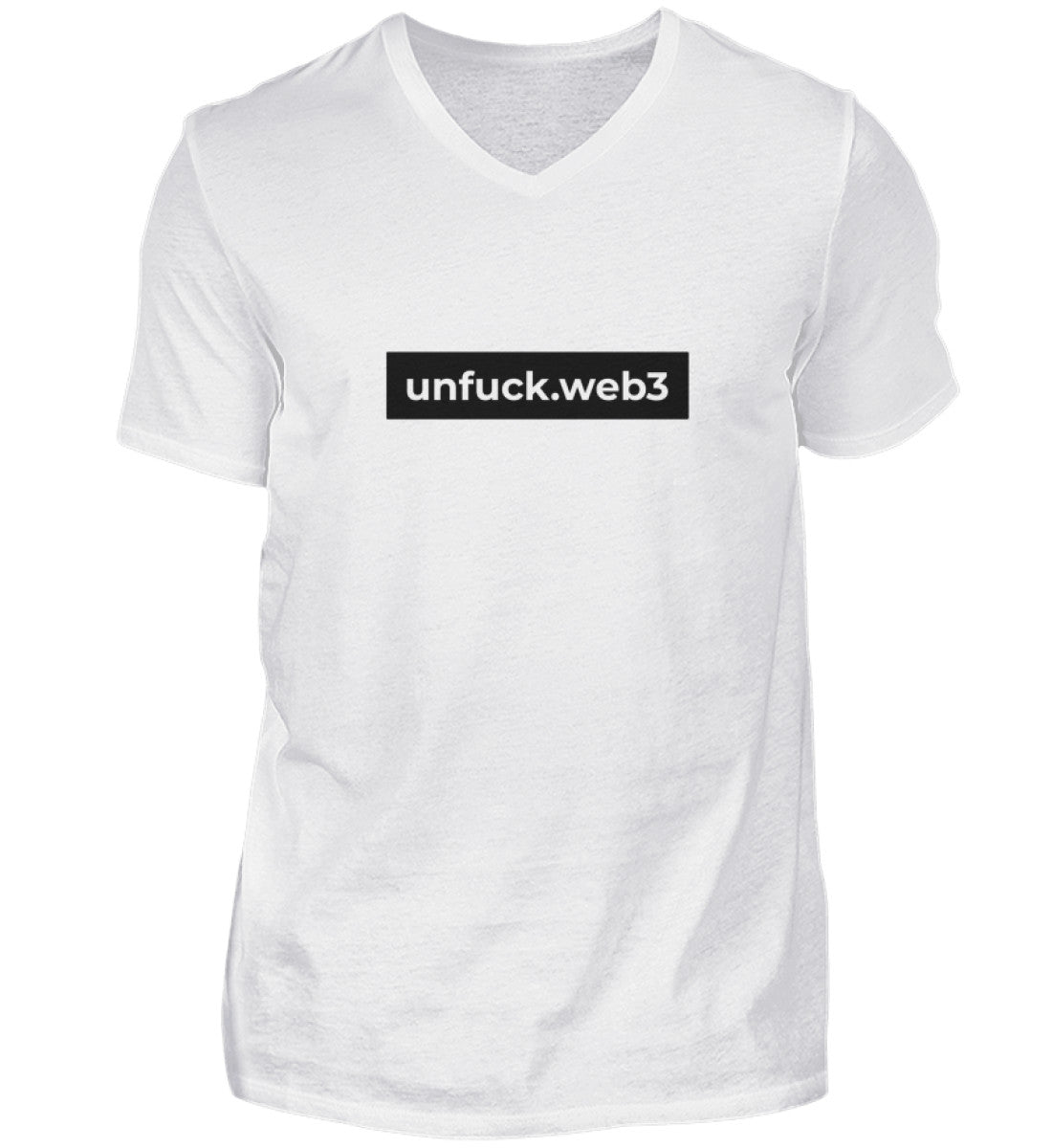 "unfuck.web3" - unfuck.web3  - Herren V-Neck Shirt