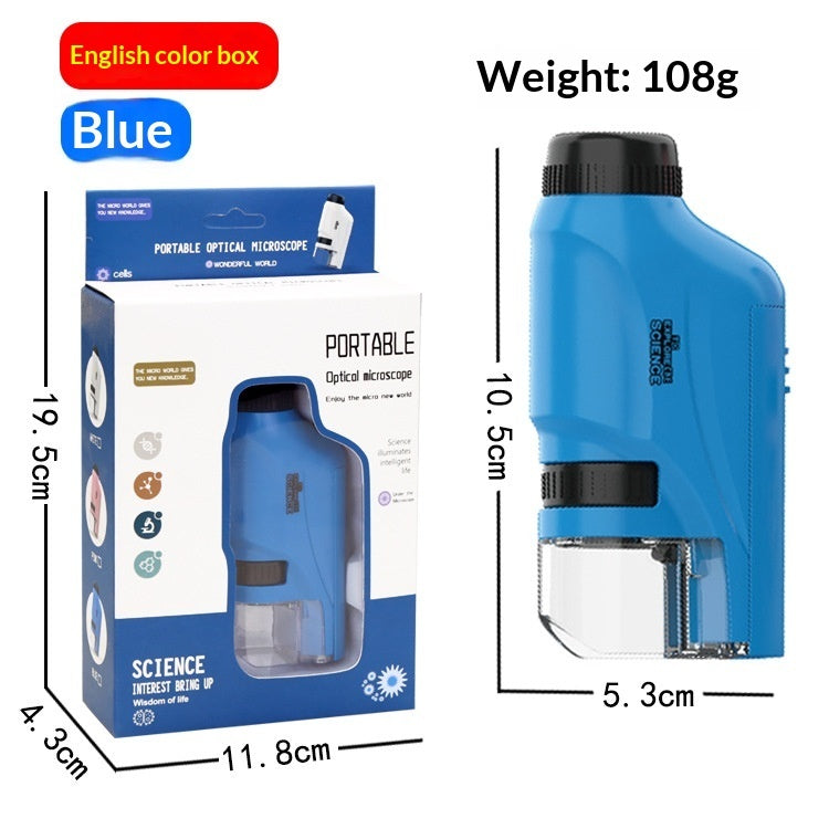 Children's Portable Microscope Toy Handheld Mini