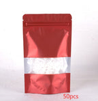 Mylar Plastic Bags Aluminum Foil With Clear Window