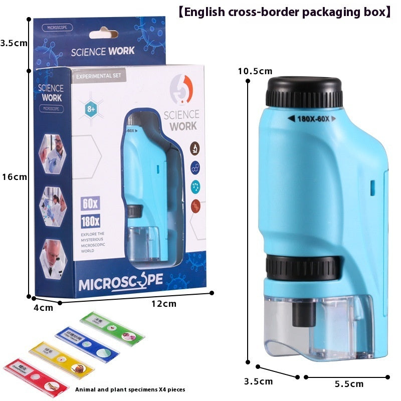 Children's Portable Microscope Toy Handheld Mini