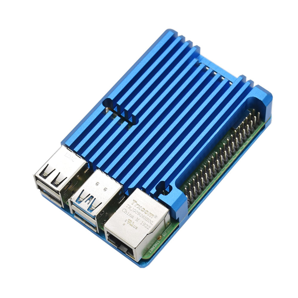 4 Generation Aluminum Alloy Cooling Shell Raspberry Pi4 Motherboard Protective Case Accessory