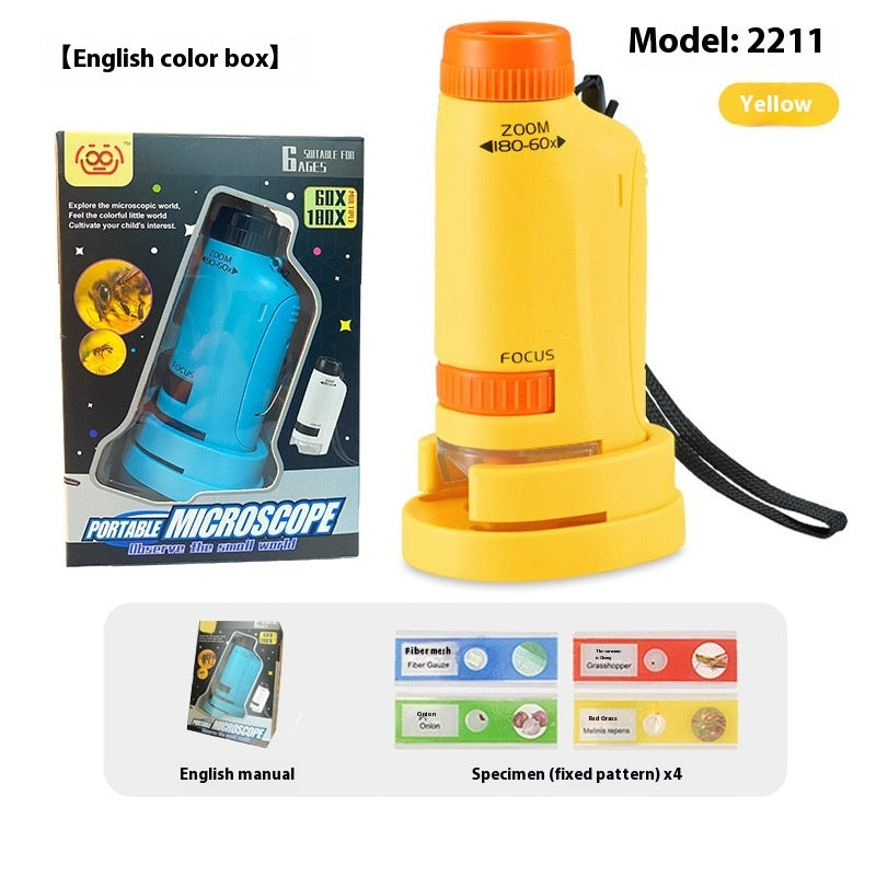 Children's Portable Microscope Toy Handheld Mini