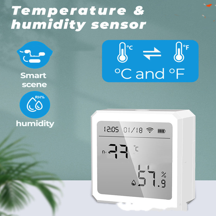 WiFi Smart Temperature Humidity Sensor Meter Hygrometer Monitor