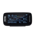 VEVOR Air Quality Monitor 9-IN-1, CO2, Temperature, Humidity, Formaldehyde TVOC AQI Tester, Professional PM2.5 PM10 PM1.0 Particle Counter For Indoor Outdoor, Air Quality Meter