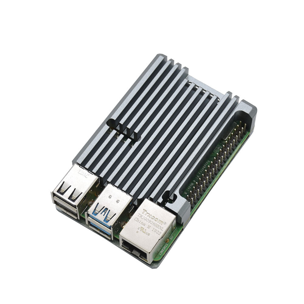 4 Generation Aluminum Alloy Cooling Shell Raspberry Pi4 Motherboard Protective Case Accessory