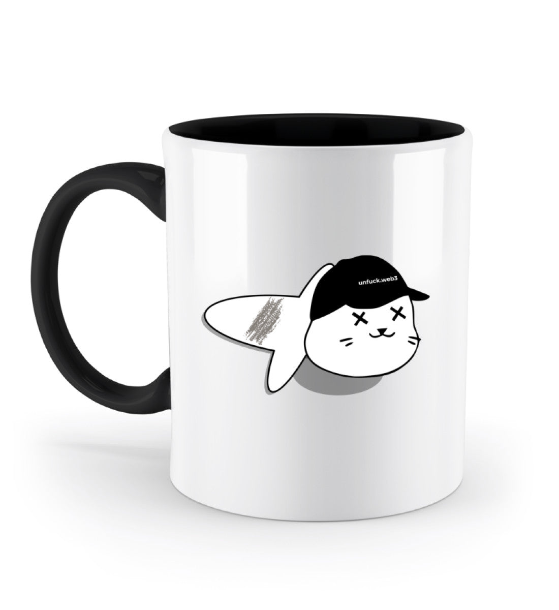 "Sappy got Sealed" - unfuck.web3  - Zweifarbige Tasse