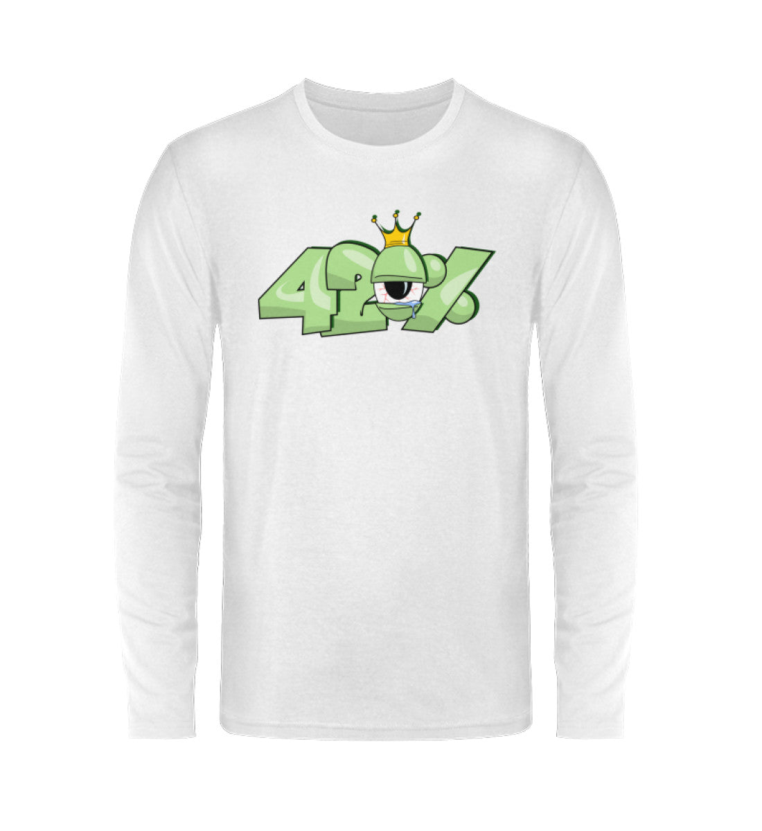 "420%" - unfuck.web3  - Unisex Langarmshirt