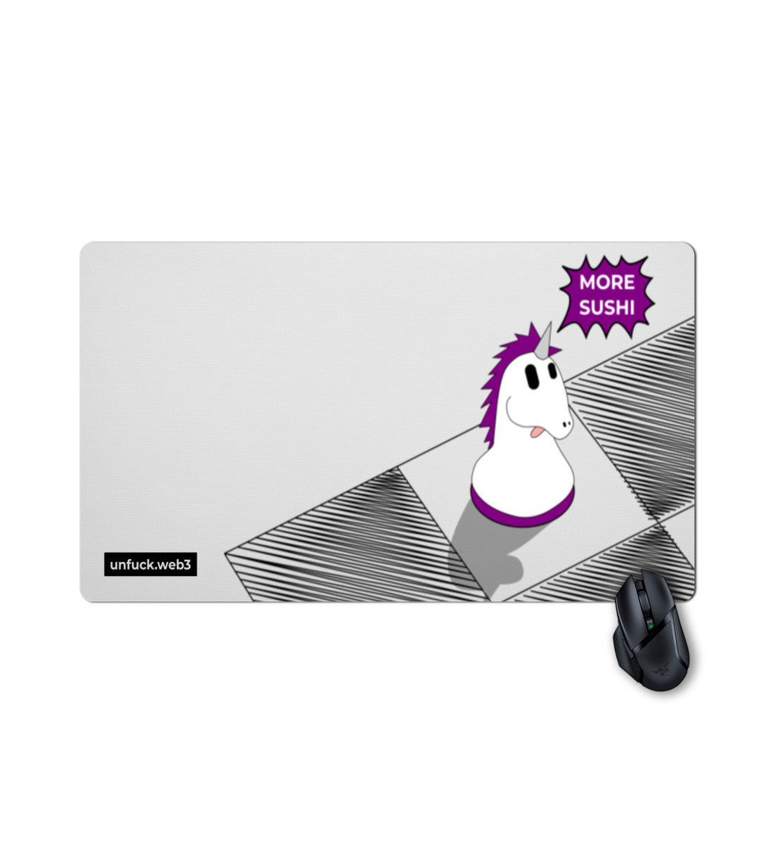 "Uni mo Sushi"  - Gaming Mousepad Medium