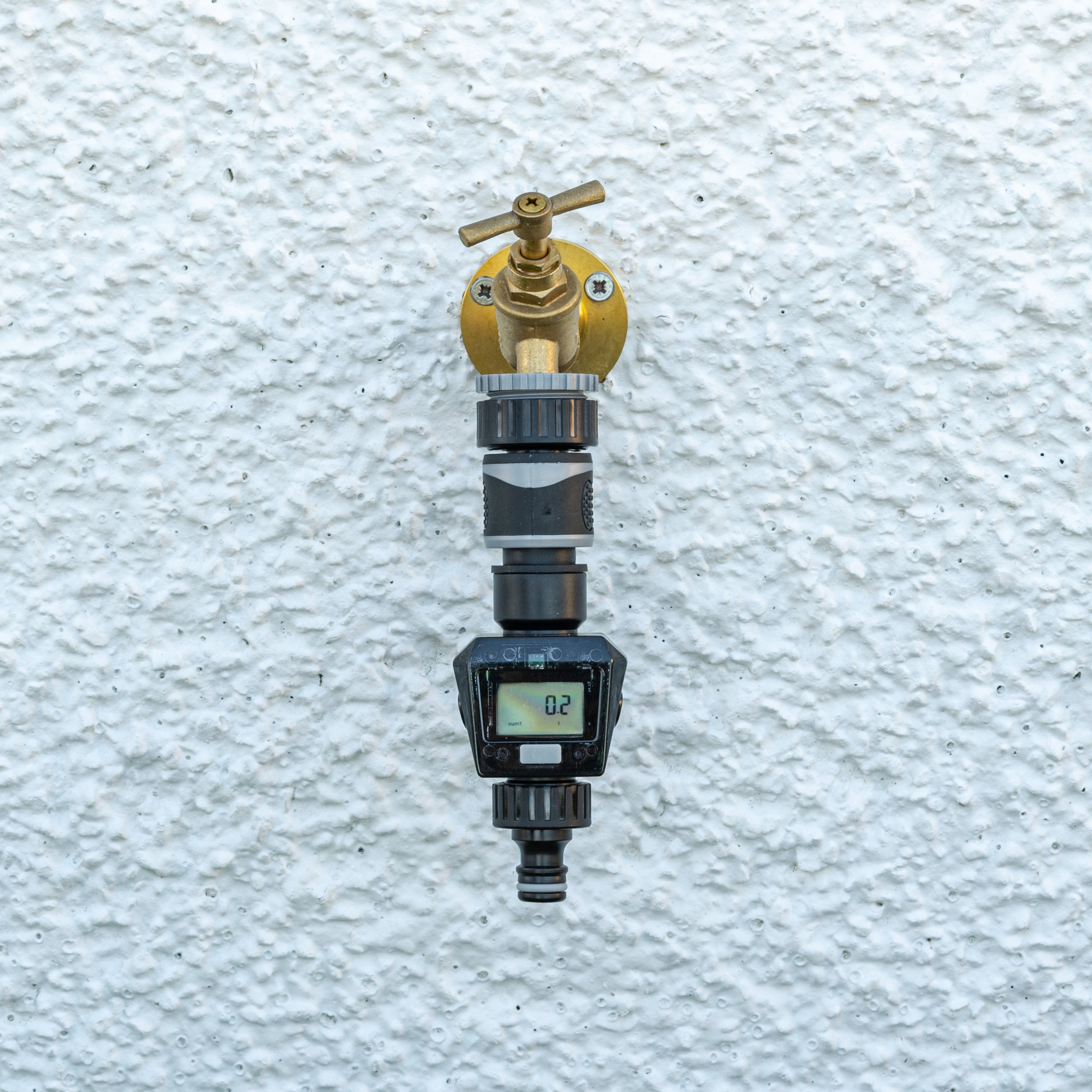 Water Flow Meter Gray