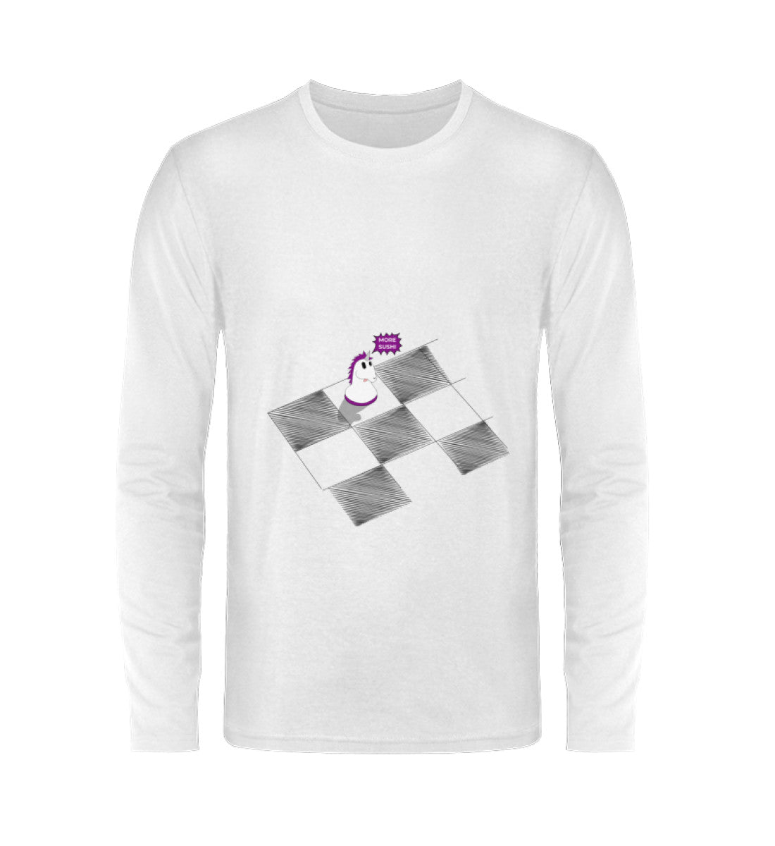 "Uni Mo Sushi" - unfuck.web3  - Unisex Langarmshirt
