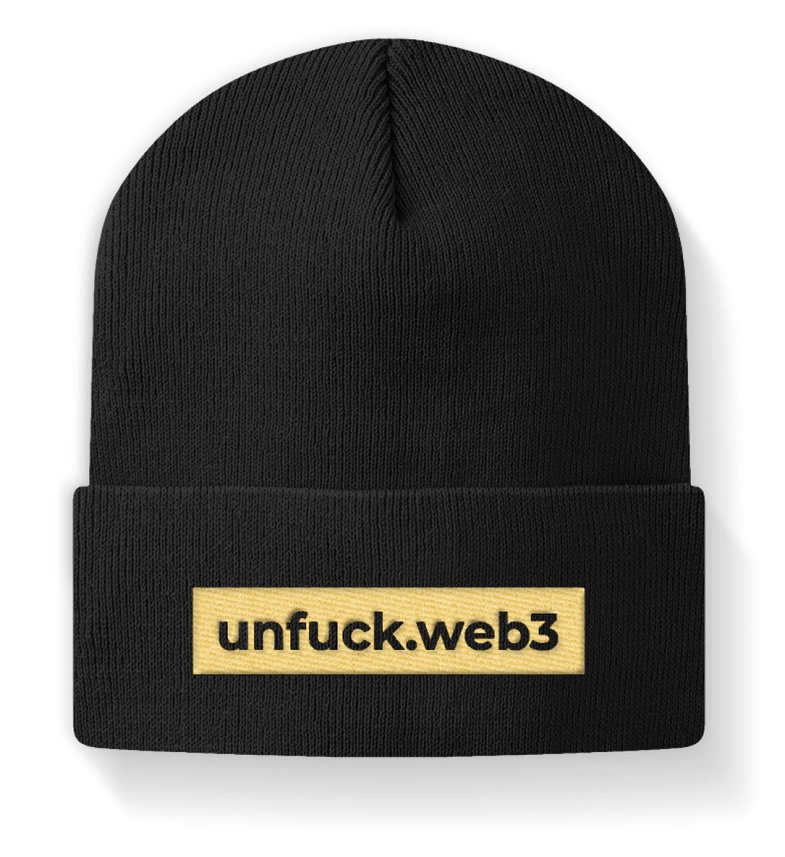 "Golden Edition" - unfuck.web3   - Beanie