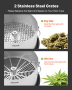 Manual Bud Leaf Trimmer, 16 In Reaper Bowl Bud Trimmer With Stainless Steel Blades, Visual Cutting, Wet & Dry Hydroponic Cutting Machine With Tray, Twisted Spin Cut For Plant Buds Flowers