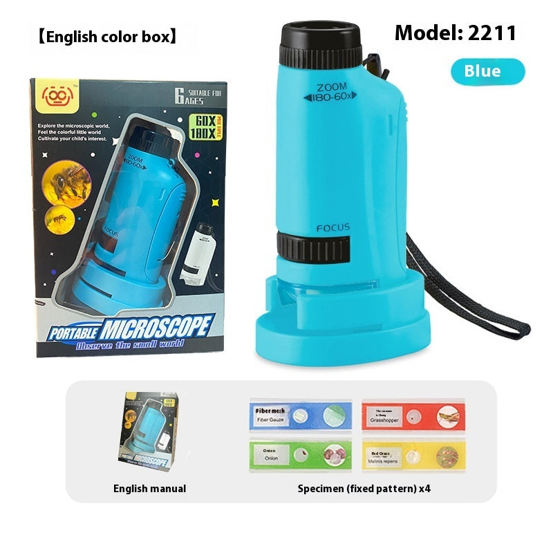 Children's Portable Microscope Toy Handheld Mini