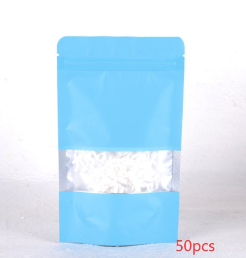 Mylar Plastic Bags Aluminum Foil With Clear Window