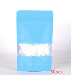 Mylar Plastic Bags Aluminum Foil With Clear Window