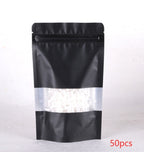 Mylar Plastic Bags Aluminum Foil With Clear Window