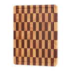 Wooden Chessboard Grid Cutting Board Chopping Board For Fruits