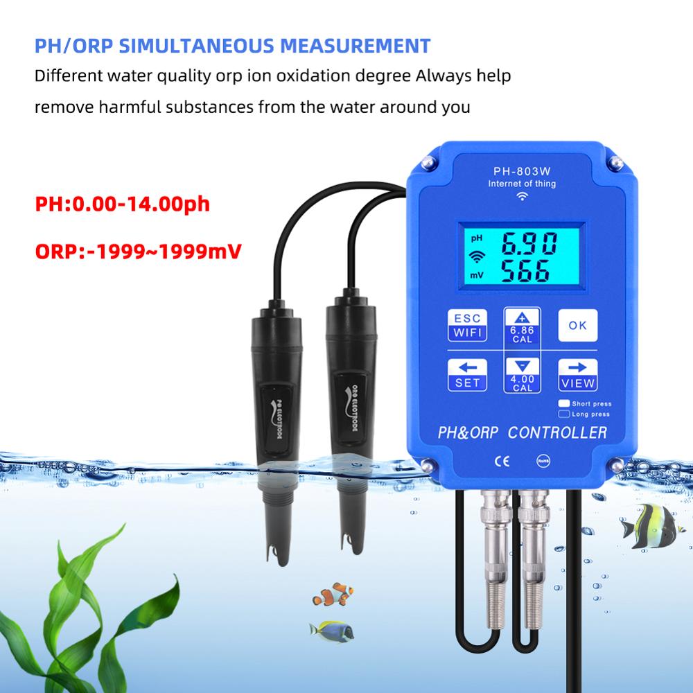 Mobile Wifi Monitoring Digital Controller PH Meter