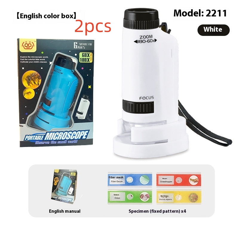 Children's Portable Microscope Toy Handheld Mini