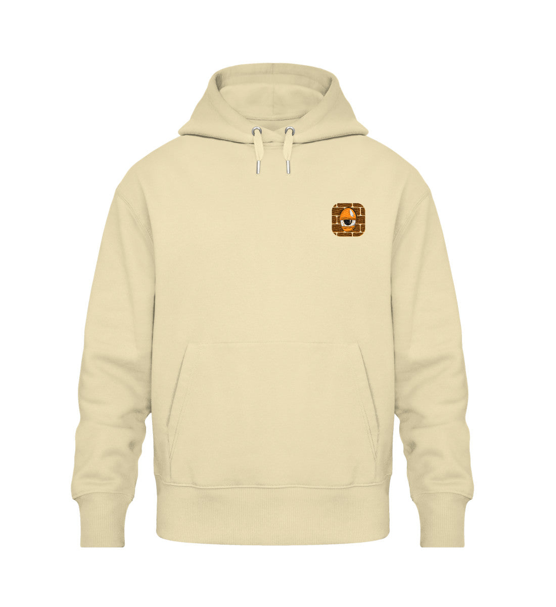 "Urban Eyes" - unfuck.web3  - Organic Oversized Hoodie ST/ST mit Stick