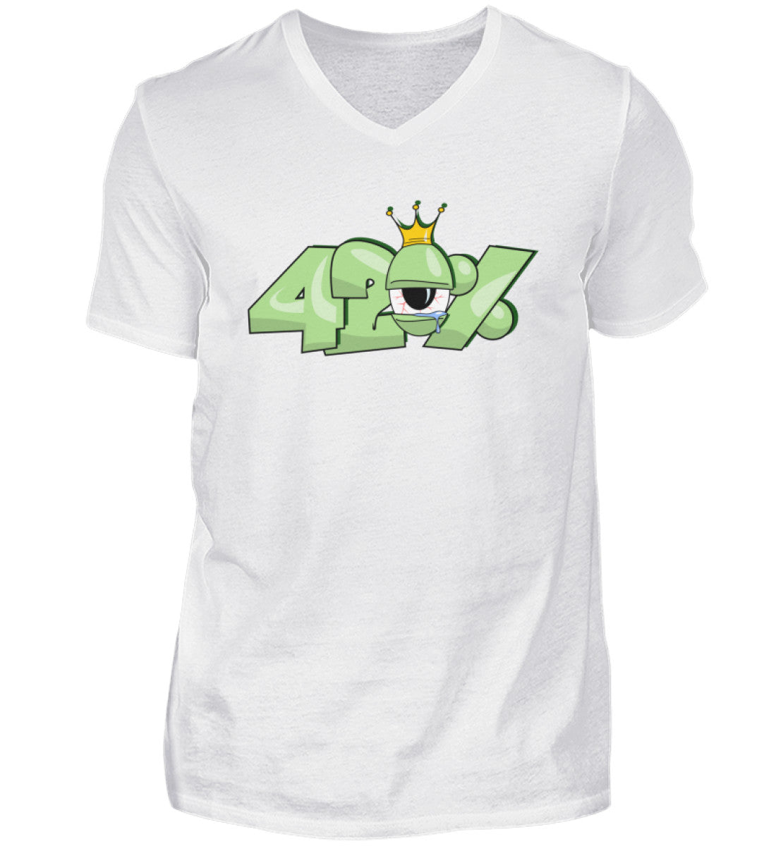 "420%" - unfuck.web3  - Herren V-Neck Shirt